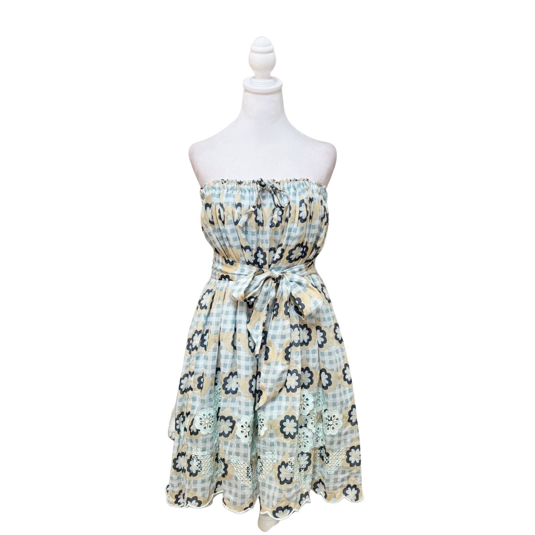 Innika Choo Cotton Mini Dress 2 Nwt Blue — image 5 of 8